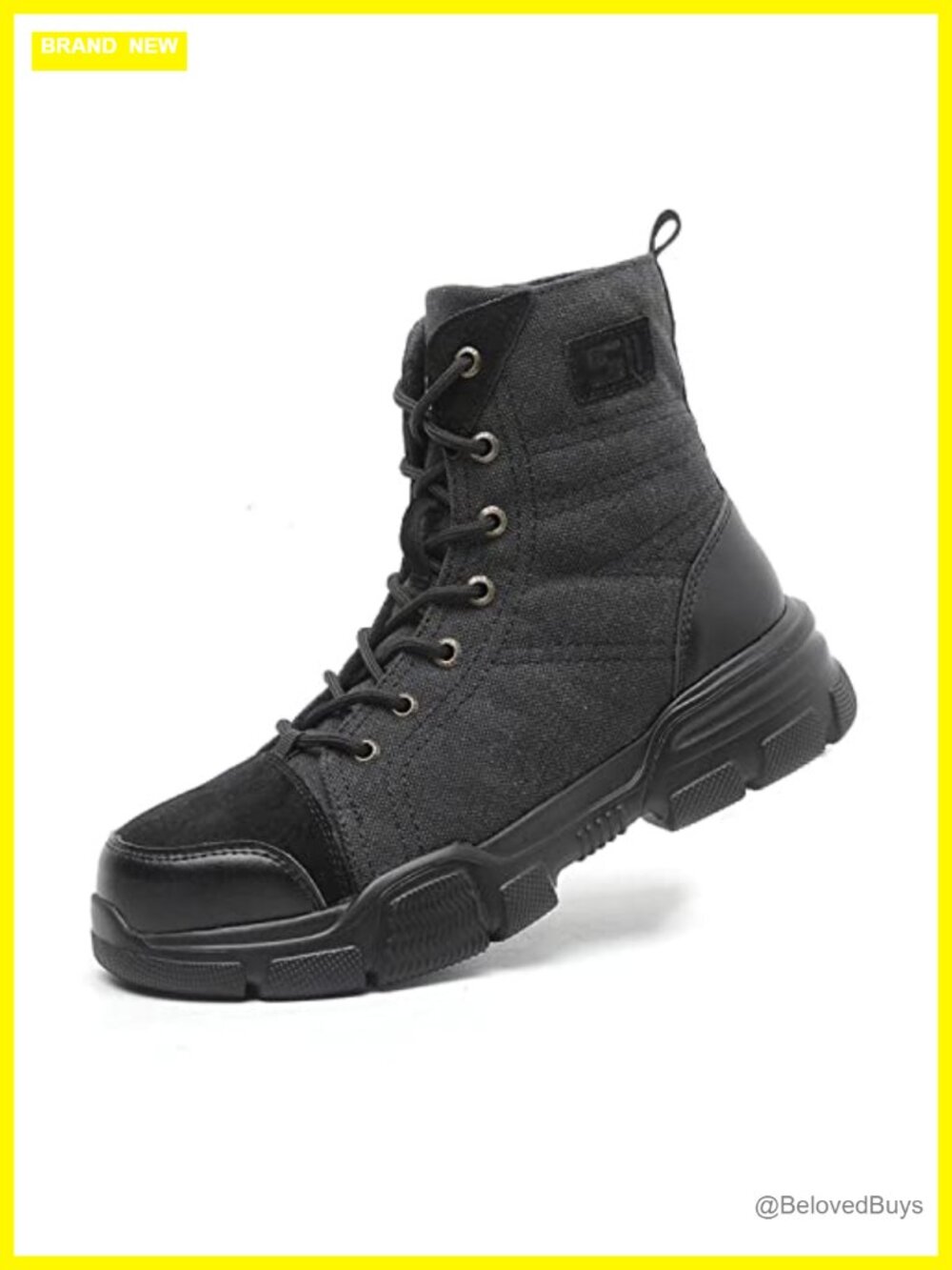 Steel Toe Work Boots Non Slip Comfortable Safety Construction
